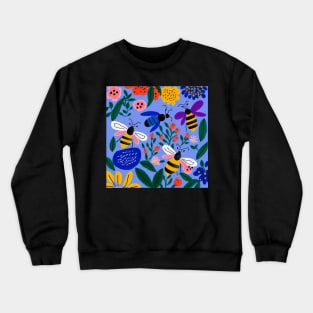 Bees in the garden Crewneck Sweatshirt